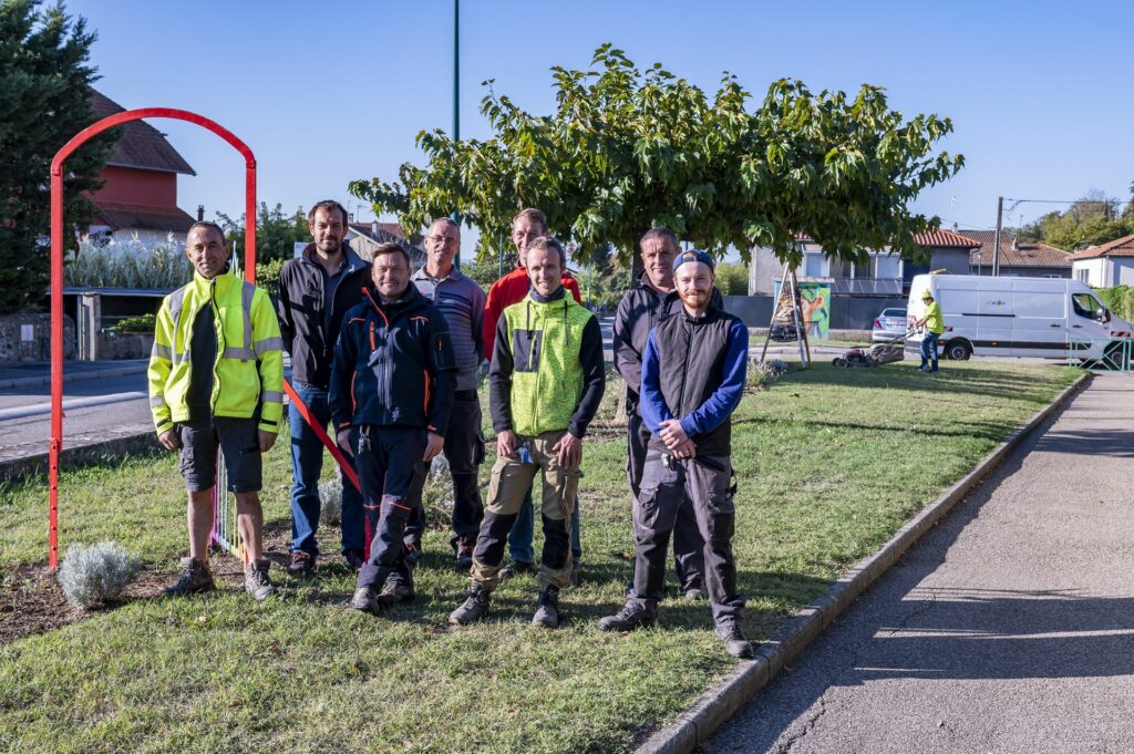 Équipe des services techniques à Condrieu_69420